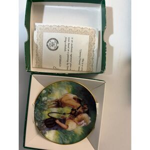 Vintage Donald Zolan "Country Friends" Miniature collector plate